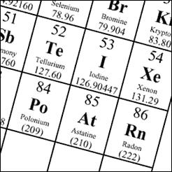 Radon elementinin resmi (Davutoğlu, 2008). Radon Şekil 2.11 de gösterildiği gibi elementlerin periyodik tablosunda asal gazlar grubu denilen 8A grubunda, 6.