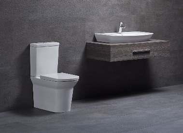 The stylish washbasins of Didyma provide choices with the alternatives ; compatible with bathroom furnitures (shelf etc.