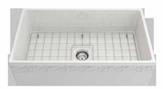 DRAIN OUTLET 19" 482mm) 16-1/8" (410mm) 31-1/2" (800mm) 1349 Vigneto 36d step rim Tezgah önü çiḟt göz mutfak eviẏesi, 90cm Apron-front double bowl kitchen sink, 90cm Lavello con vasca doppia