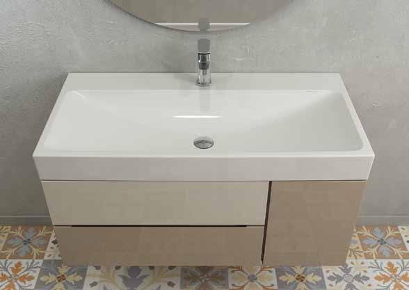 1079 - Scala tezgahüstü lavabo 100cm 1079 - Scala counter washbasin 100cm 1079 - Scala lavabo da appoggio 100cm