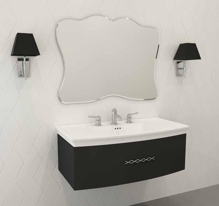 1168 - Lavita lavabo 100 cm Seramik: Parlak Beyaz 001 1168 - Lavita lavabo 100 cm