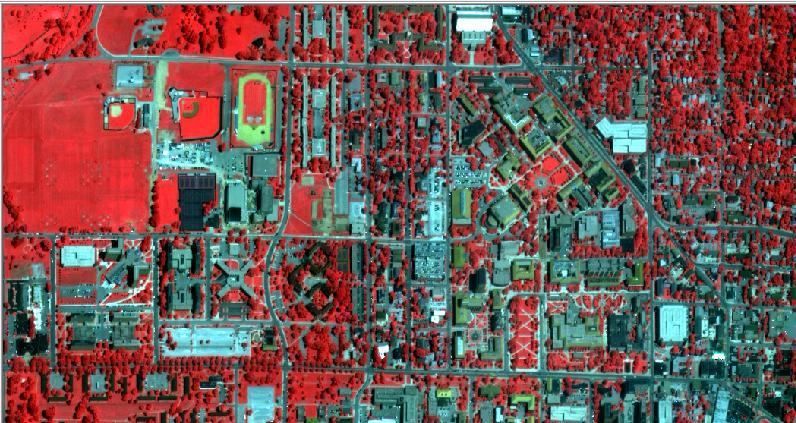 Purdue Üniversitesi West Lafayette merkez kampüsü uygulaması Bu uygulamada A.B.D.