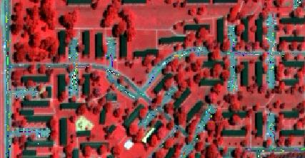 Yazılım tarafından belirlenen yol ağı şekil 3.64 de gösterilmektedir. Şekil 3.64 : Yazılım tarafından belirlenen Purdue öğrenci siteleri yol ağı.