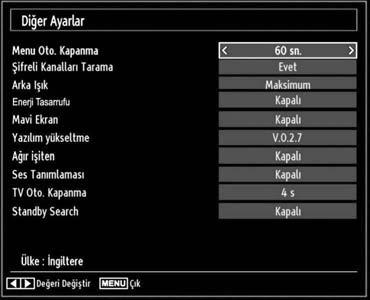 Zaman Ayarları Modu veya tuları kullanılarak ayarlanır. OTOMATK veya ELLE olarak ayarlanabilir. OTOMATK seçildiinde, Tarih / Zaman ve Zaman Dilimi seçeneklerini ayarlamak mümkün olmayacaktır.