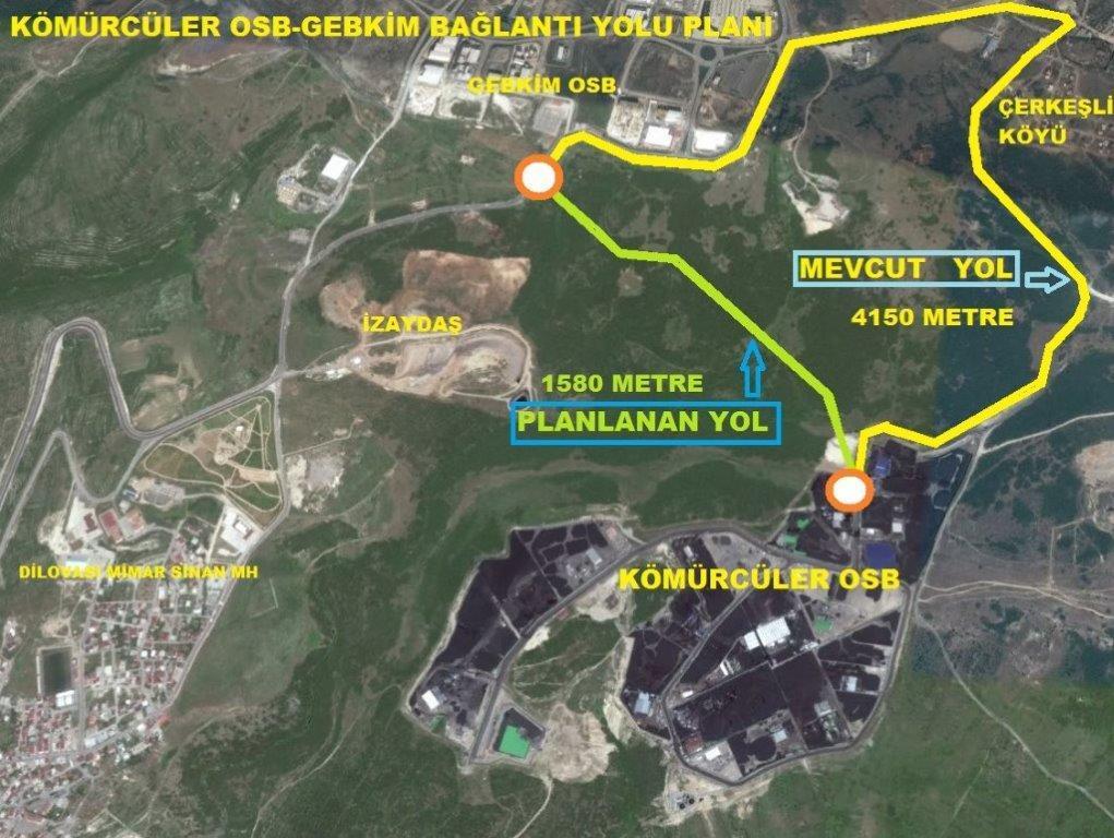 BAĞLANTI YOLU OSB mize ulaşım için gerekli olan bağlantı yollarının hayata geçirilmesi en önemli ihtiyaçlarımız arasındadır.