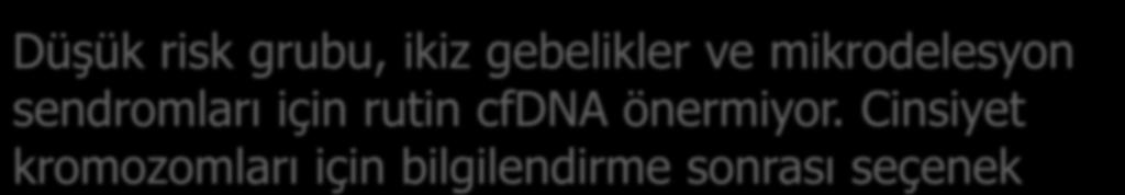 cfdna önermiyor.