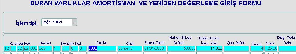 yapılacak düzeltme kaydı. - Böyle bir durumda öncelikle yukarıdaki örnekte belirtildiği şekilde alıma ilişkin düzeltme kaydı yapılacaktır.