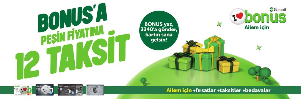 Banka Fırsatları 19 Kampanya 1-30 Haziran 017 tarihleri arasında Bonus üyesi Arçelik mağazalarında geçerlidir.