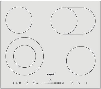 Elektronik kontrol düğmesi Enerji tasarrufu için LED aydınlatma Renk: Gri cam A