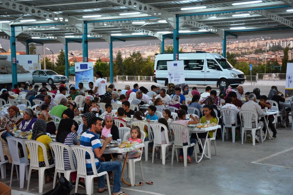 Denizli Ab Bilgi Merkezi'nden, Mültecilere İftar Yemeği 20 Haziran 2016 Pazartesi günü Odamız AB Bilgi Merkezi tarafından Dünya