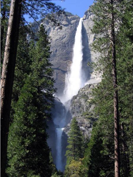 Yosemite National Park/ Yosemite Ulusal Parkı/ABD Park, granit kayalıkları, şelaleler, berrak akarsular ve dev Sekoya