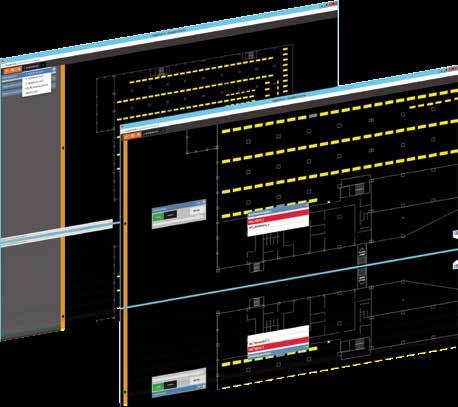 MİMARİ GÖRSEL Hyperion II yazılımında izleme ve kontrol amaçlı görseller, mimari CAD proje dosyasından okunarak otomatik olarak oluşturulur.