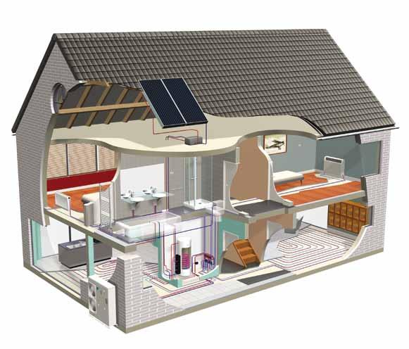 YENİ EVLER İÇİN B / MONOBLOK DIŞ ÜNİTE: HEPSİ BİR ARADA Daikin, Daikin Altherma dış ve iç ünite sistemlerine ek olarak tüm hidrolik parçaların