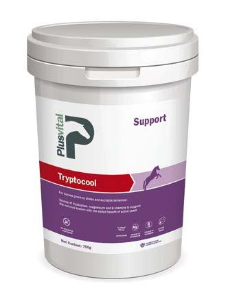 Plusvital Destek Neutragast Tryptocool Mide bozuklukları eğilimli atlar için kapsamlı mide-barsak desteği.