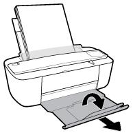 4. Çıkış tepsisini ve çıkış tepsisi genişleticiyi dışarı çekin ve kağıt tutucuyu kaldırın.