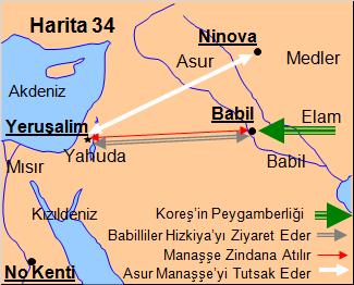 Sanherib, Asur ülkesinde kendi oğlu tarafından öldürülür. 2.Krallar 18-19, 2.