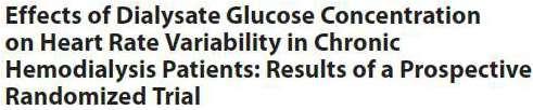 Sonuç Diabetik hastalarda 200 mg/dl lik diyalizat glukozu vagal tonusü artırmaktadır.