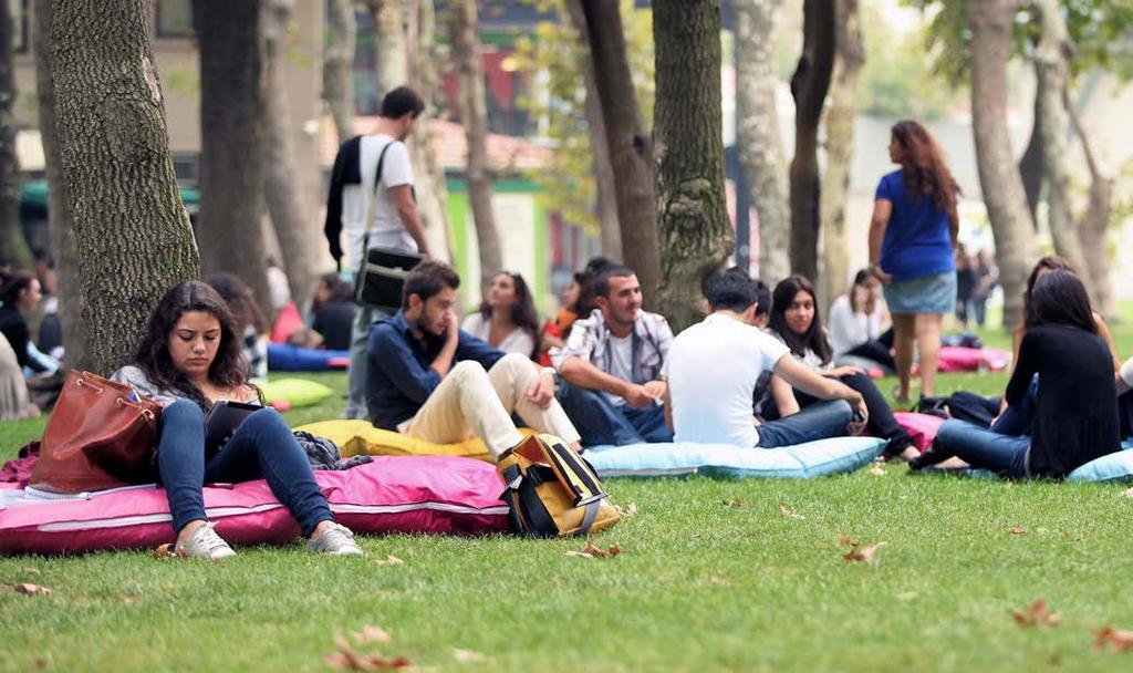 BİLGİ de Yaşam KAMPÜSLER İstanbul Bilgi Üniversitesi nin dört kampüsü bulunmaktadır: santralistanbul, Dolapdere, Kuştepe ve Kozyatağı.