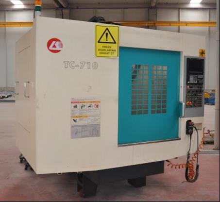 CNC DİKEY İŞLEME MERKEZİ Marka Adı / Modeli LK TC-710 DŢK ŢŞLEME Güç 3,7 5,5 kw Tabla Ölçüleri 850