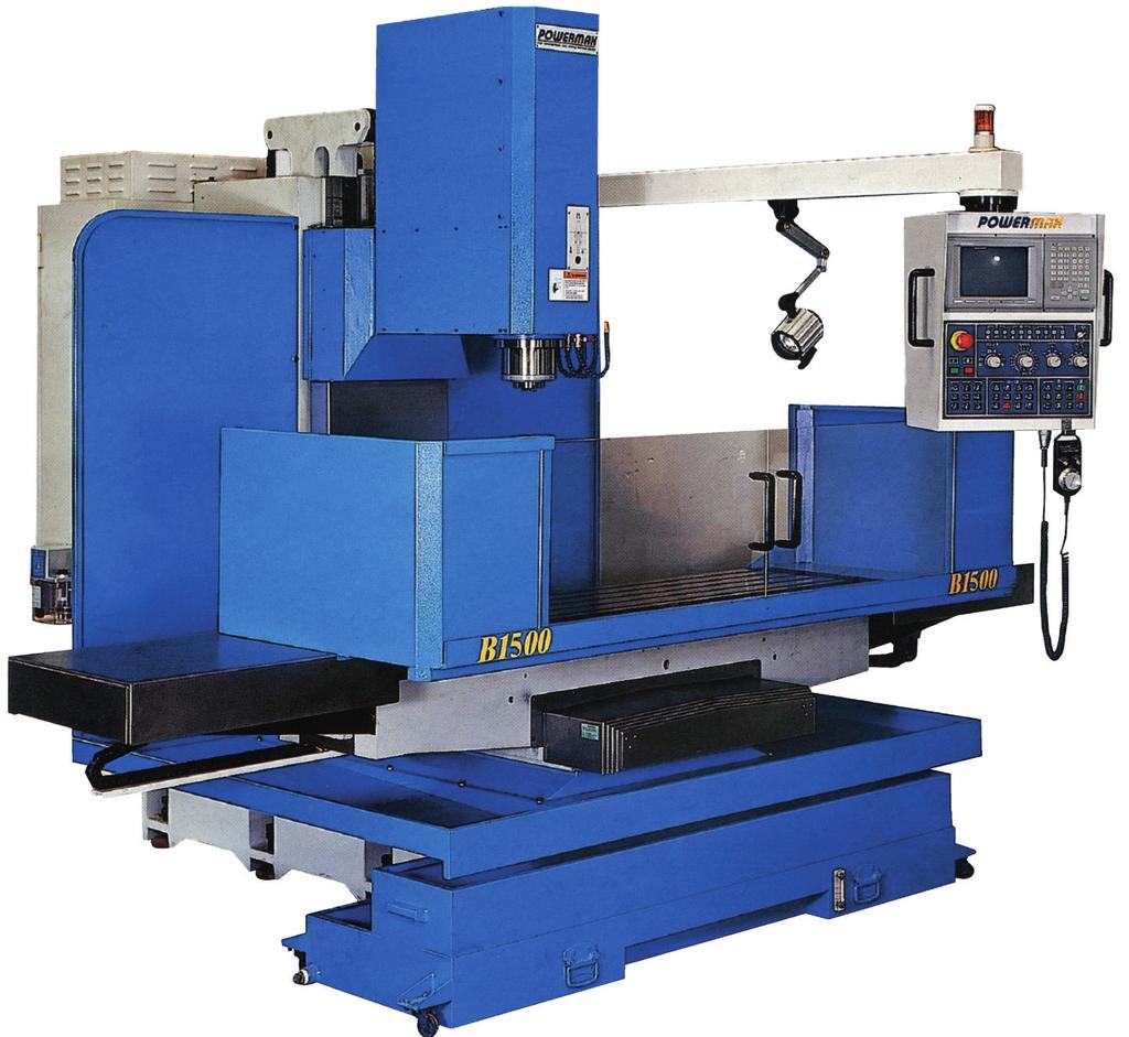 POWERMAX B-1500 CNC FREZE Mitsubishi M70 Kontrol Ünitesi, 8.