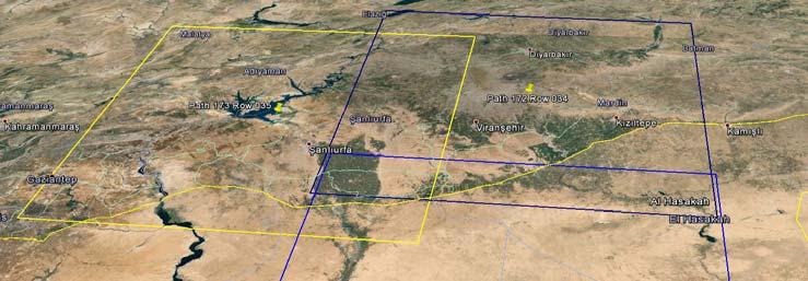 GAP Bölgesinde Hassas Tarım ve Sürdürülebilir Uygulamaların Yaygınlaştırılması Projesi (HASSAS PROJESİ) WorldView 3 uydusu ise 15 bantlıdır.