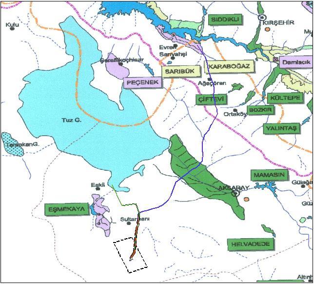 Proje alanı ve çevresinde yer alan mevcut su kullanım durumu,