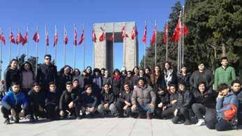 20 / AVAZ GENÇLİK DERGİSİ / SAYI 17 / TEMMUZ 2017 MARMARA KOLEJİ ÇANAKKALE GEZİSİ MARMARA COLLEGE S VISIT TO ÇANAKKALE Marmara Eğitim Kurumları Lise öğrencileri Tarih öğretmenleri Melek Ekşi