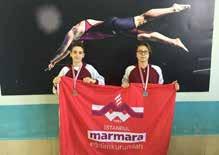 Baran Efendioğlu, Berke Saka and Atahan Arslan, the students at Marmara Private Middle School participated in