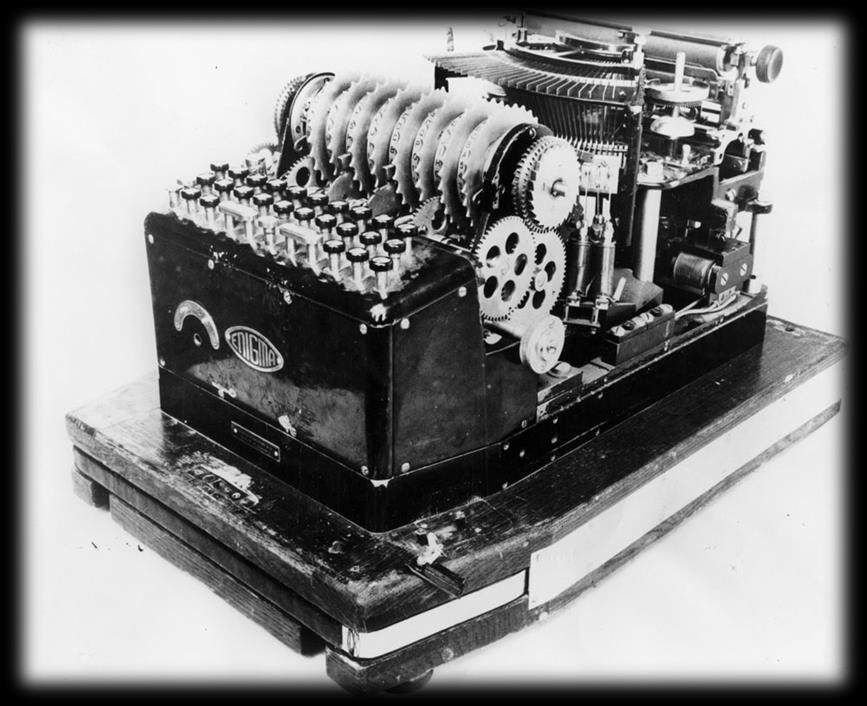 Enigma Makinesi (devam) Enigma şifresinin zayıf yanları olmakla birlikte, aslında deşifre olmasındaki diğer faktörler olan
