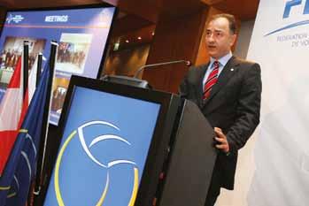Yükselişimiz Sürecek Our Rise Will Continue Özkan MUTLUGİL Türkiye Voleybol Federasyonu Başkanı President of the Volleyball Federation of Turkey ulüplerimiz son 3-4 Kyıldır Avrupa kupalarında