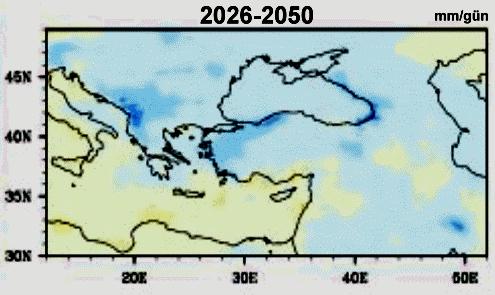 bölgelerimizde 1-2 C artış, güney bölgelerimizde 3-4 C artış beklenmektedir.