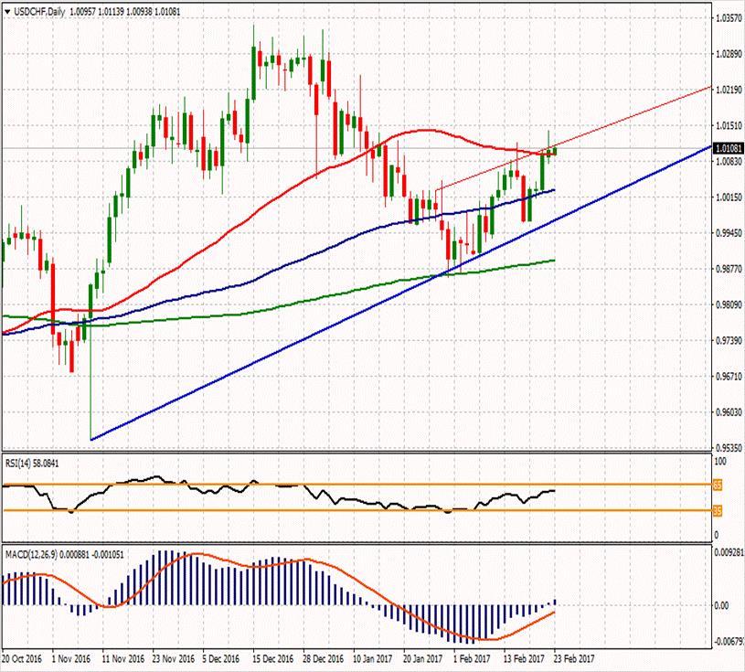 USD/CHF ikinci direnci ikinci direnci 1.01703 1.02423 1.01727 ilk direnci 1.00713 1.01367 1.01073 1.00737 1.00017 0.99003 1.