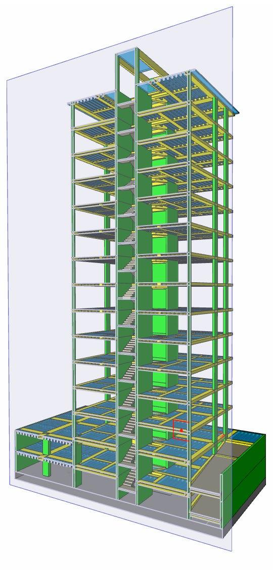 Perspektif ve diğer görünüşlerde, arka planın renk geçişli (Gradient) gösterim