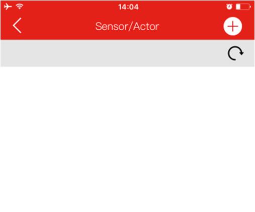 3. Sensörlerin Ağ Geçidine Eklenmesi Kamera canlı görüntü sayfasındaki "Sensor/Actor (Sensör/Aktör)" simgesine bastıktan sonra