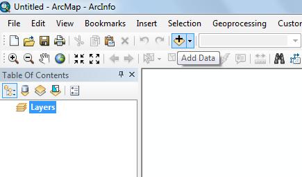 Tekrar ArcMap Programı açılır. Biraz önce oluşturduğumuz dosyayı açmak için + simgesine tıklanır.