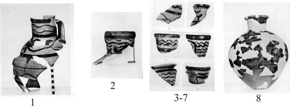 Xanthos ta ele geçen bir grup hydria (no. 1-7), benzer form ve bezeme özellikleri ile dikkat çeker.