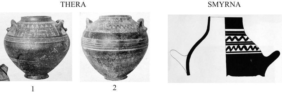 4a-b. GİRİT Fig.141 Knossos ta J.N. Coldstream in üç gruba ayırdığı ve pithos olarak tanımladığı vazolar stamnos olarak adlandırdığımız vazolarla benzerdir. İlk grup olan necked pithoi (no.