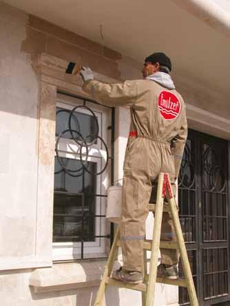 Tarihi ve Taş Yapıların Yalıtımı Doğal taşların çoğu su geçirgen bir yapıya sahiptir. Kuru havalarda taşın yüzeyine yapışan toz, kurum, vs.