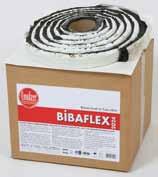 BibaFlex, benzin vb petrol kökenli sıvılara karşı dayanıklı değildir. BibaFlex, koruma folyosu kullanılarak sarılmış 4 m uzunluğunda şeritler halinde kullanıma sunulur.