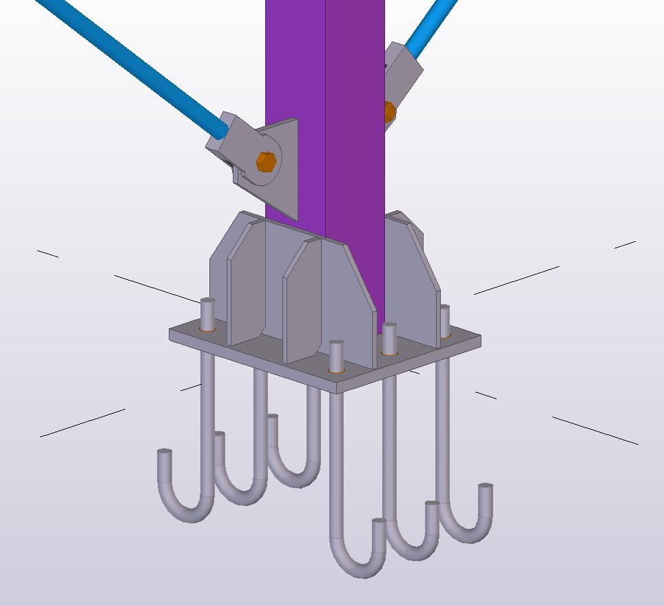 46. Parts: bölümünden Plate t=20; Pos:P; No=1; Material=S235JR; Name=BasePlate; Bolts bölümünden Bolt Standard=7990 (DIN standard numaras ), Tolerance: 2 yaz r. 47. Apply ve OK butonlar n bas r.