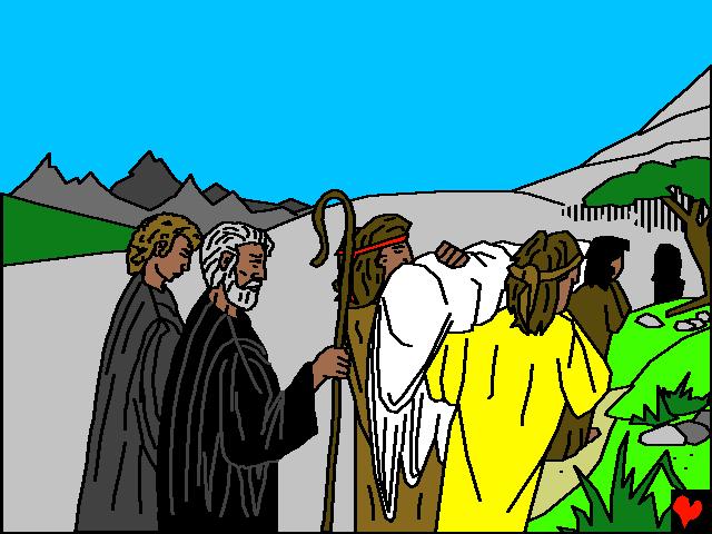 İbrahim ve İshak eve geri döndüler. Bir süre sonra, üzüntü geldi.