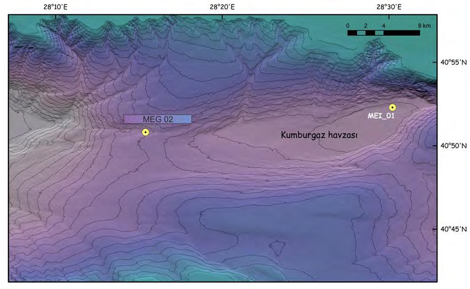 5. MARMARA DENİZİ ORTA SIRT KAROT ÇALIŞMALARI 5.1.