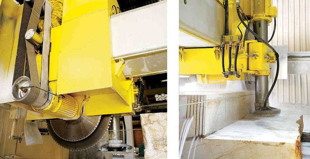 SÜPER S MERMER BLOK KESME MAKİNELERİ Super S Marble Block Cutting Machines TEKNİK ÖZELLİKLER TECHNICAL DATA ST Süper S 1600 ST Süper S 1800 Dikey testere çapı Vertical disc daimeter mm 1000-1600