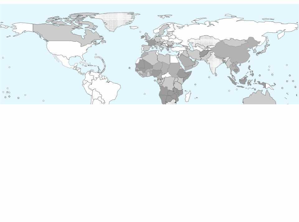 of measles genotypes, 2010 2010 Distribution Distribution of Measles Genotypes West Africa inset West Europe & Middle East inset Genotypes: B2 <0.1 B3 0.