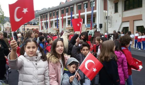 kitap ayracı yaptık.