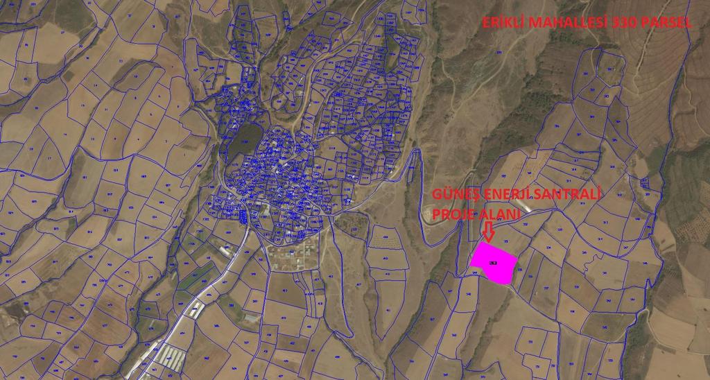 Enerjisi Üretim Tesisi] olarak planlanan alanda Güneş Enerjisi Üretim Tesisi (Güneş Enerji Panelleri-Şalt Binası-Trafo Binası-Elektrik Kontrol Odası vb.