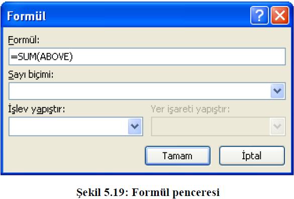 Toplamın yazılmasını istediğimiz hücre aktifken Düzen sekmesindeki Veri grubundan gelecektir. butonunu seçeriz.