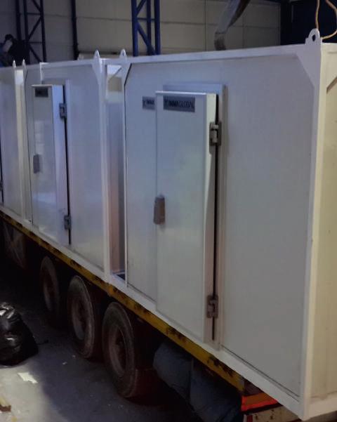 DE Container-Kühlanlagen Wir produzieren Kühlraum Behälter für LKW und Lastzug.
