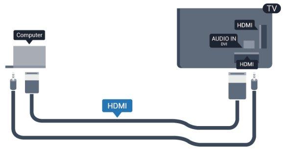 Ayarlar İdeal monitör ayarı Bilgisayarınız Kaynak menüsünde (bağlantılar listesi) Bilgisayar türü cihaz olarak eklenmişse TV ideal Bilgisayar ayarına otomatik olarak ayarlanır.