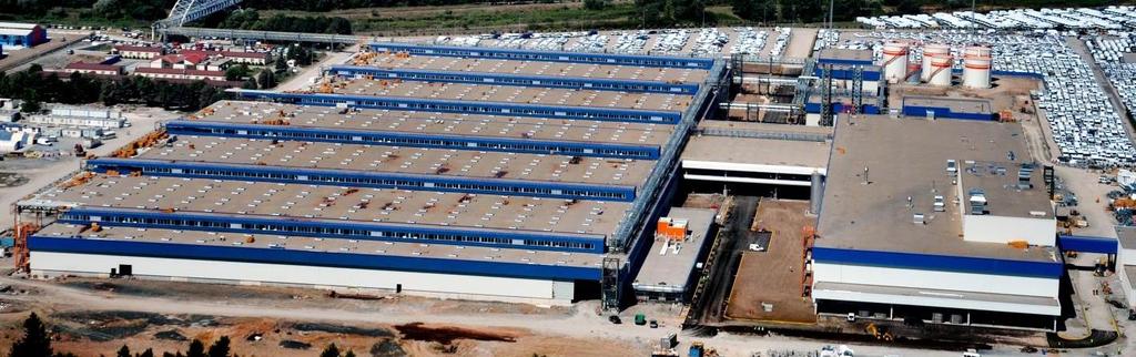 Kocaeli Fabrikası Ford Courier nin dünyadaki tek üretim merkezi Kocaeli fabrikası alanı içinde temeli 19 Mart 2012 de atılan yeni üretim merkezi 70.000m 2 kapalı alan 110.